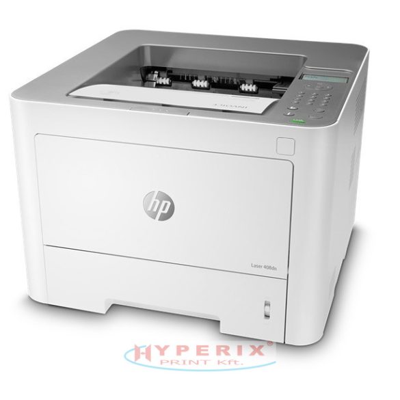 HP Laser 408dn egyfunkciós, mono duplexes, wifis, hálózatos lézernyomtató (7UQ75A)