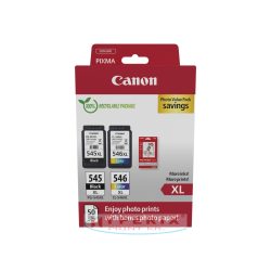   CANON PG545XL+CL546XL multipack + 50db 10x15cm /GP501/ fotópapír csomag (8286B006)