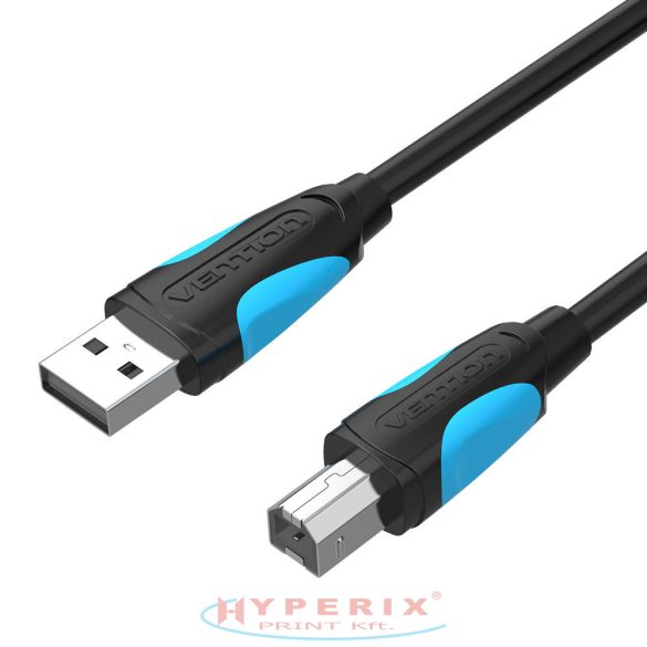 Nyomtatókábel, USB (fekete) , 5 m