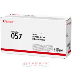   CANON CRG-057 TONER, BLACK 3.100 OLDAL KAPACITÁS (3009C002AA)