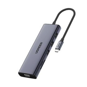UGREEN CM498 9-IN-1 USB-C többfunkciós adapter, notebook dokkoló (15600)